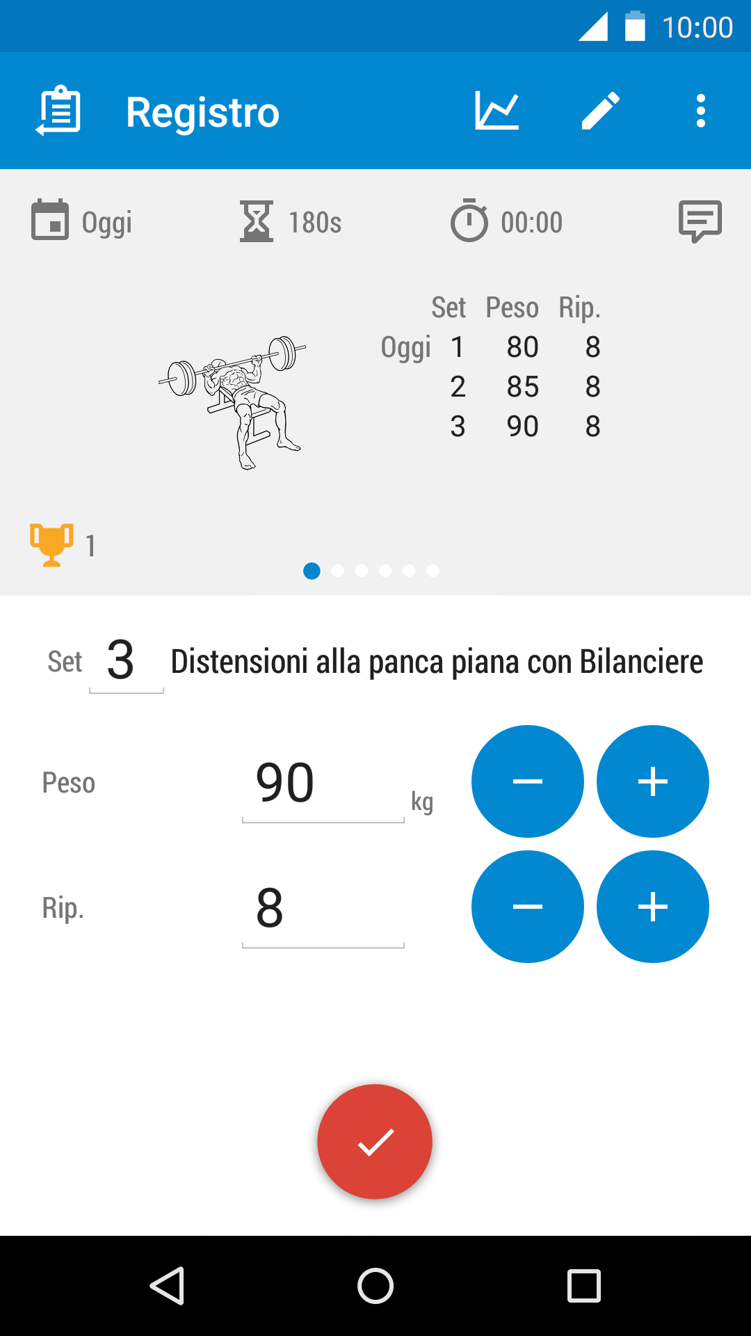 Android application Workout Tracker & Gym Plan Log screenshort