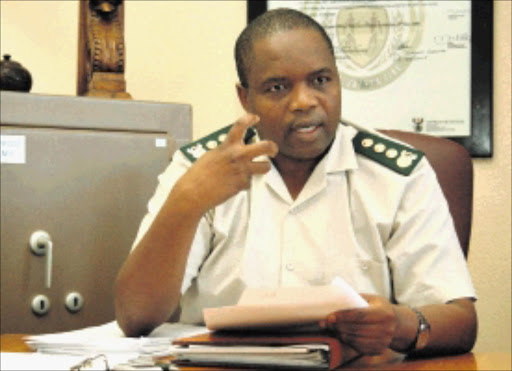 IN THE HOT SEAT: KwaZulu-Natal regional commissioner of correctional services Mnikelwa Nxele. Pic: Thuli Dlamini. 23/03/2010. © Sowetan.