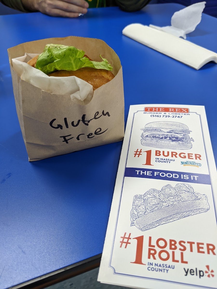 Gluten-Free Burgers at The Rex Burger & Lobster