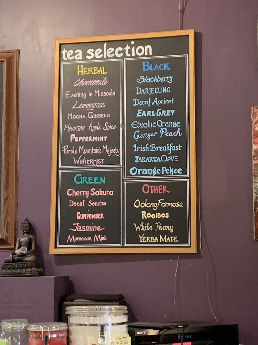 Michelangelo's Coffee House gluten-free menu