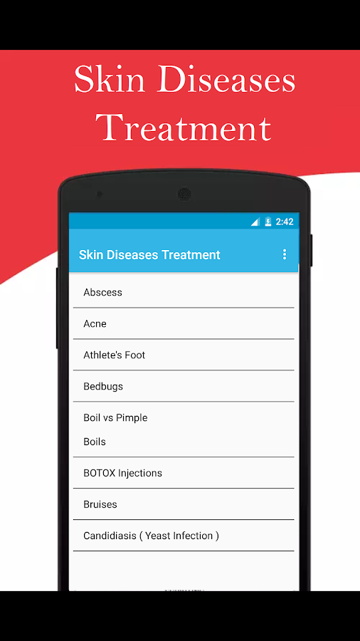 Skin Diseases and Treatment — приложение на Android