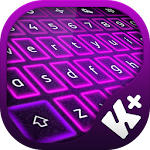 Glow Purple Keyboard Apk
