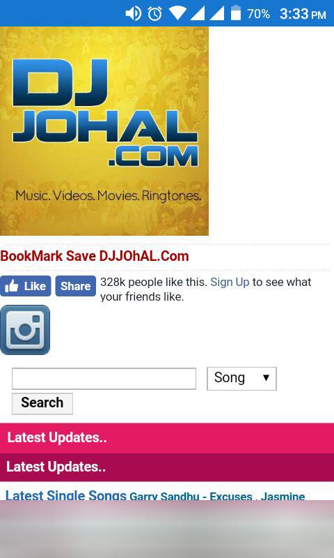 Android application Djjohal punjabi songs screenshort