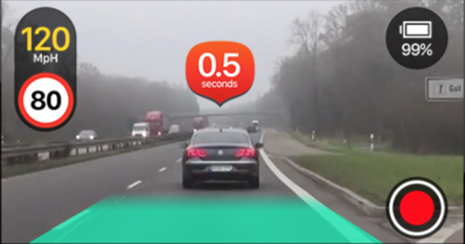 Android application iOnRoad Augmented Driving Pro screenshort