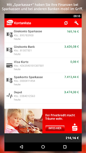 Sparkasse+ screenshot for Android