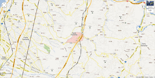 Sanyi Township from Google Maps. File photo