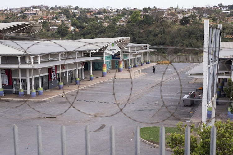 Philani Valley Mall in Umlazi, Durban, remains closed after the riots two months ago.