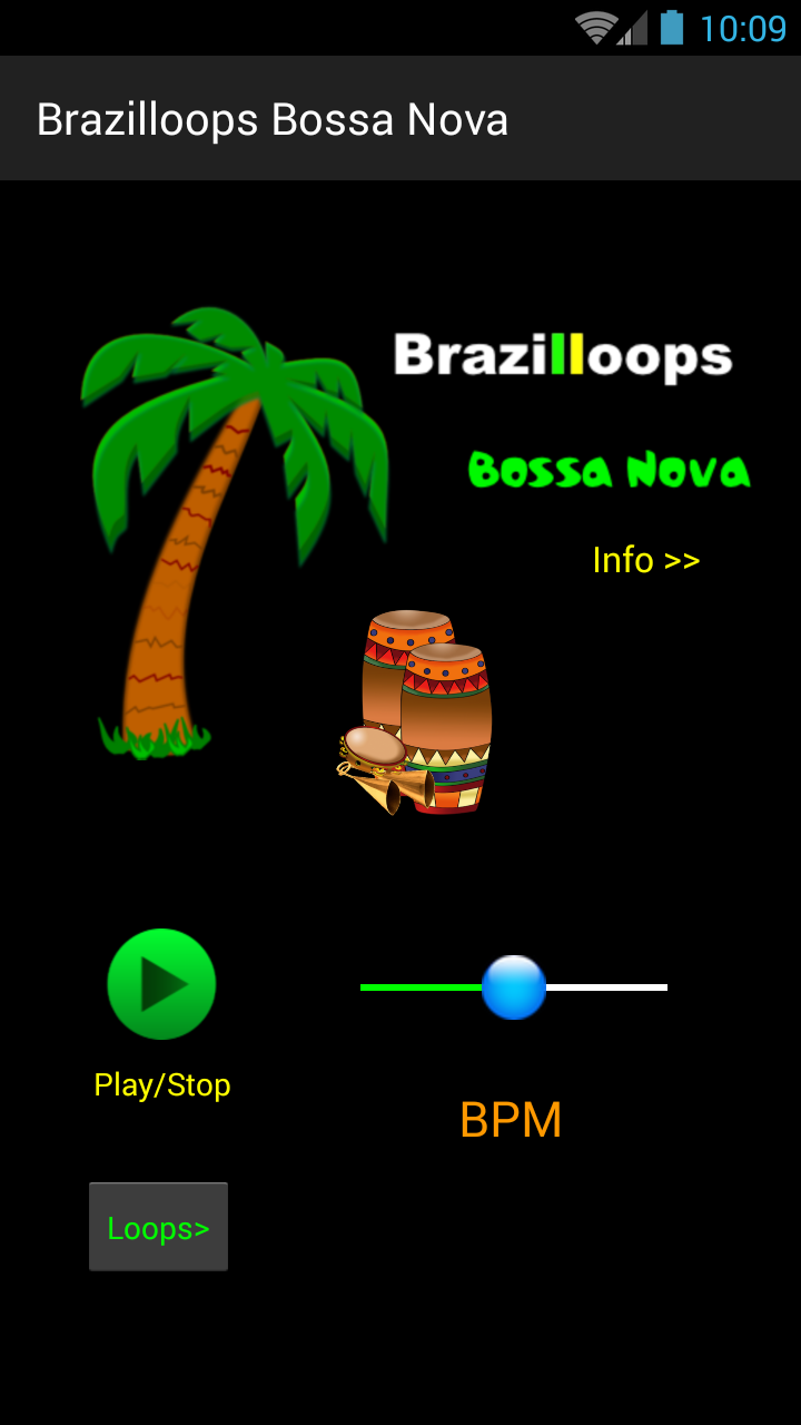 Android application Brazilloops Bossa screenshort