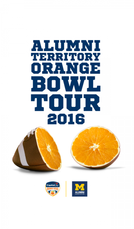Android application Michigan Orange Bowl Tour screenshort