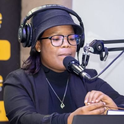 Young female radio broadcaster Naledi Aphane