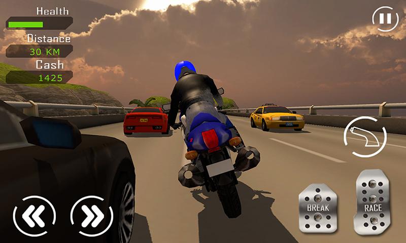 Android application Super Bike Rider Stunt Racing screenshort