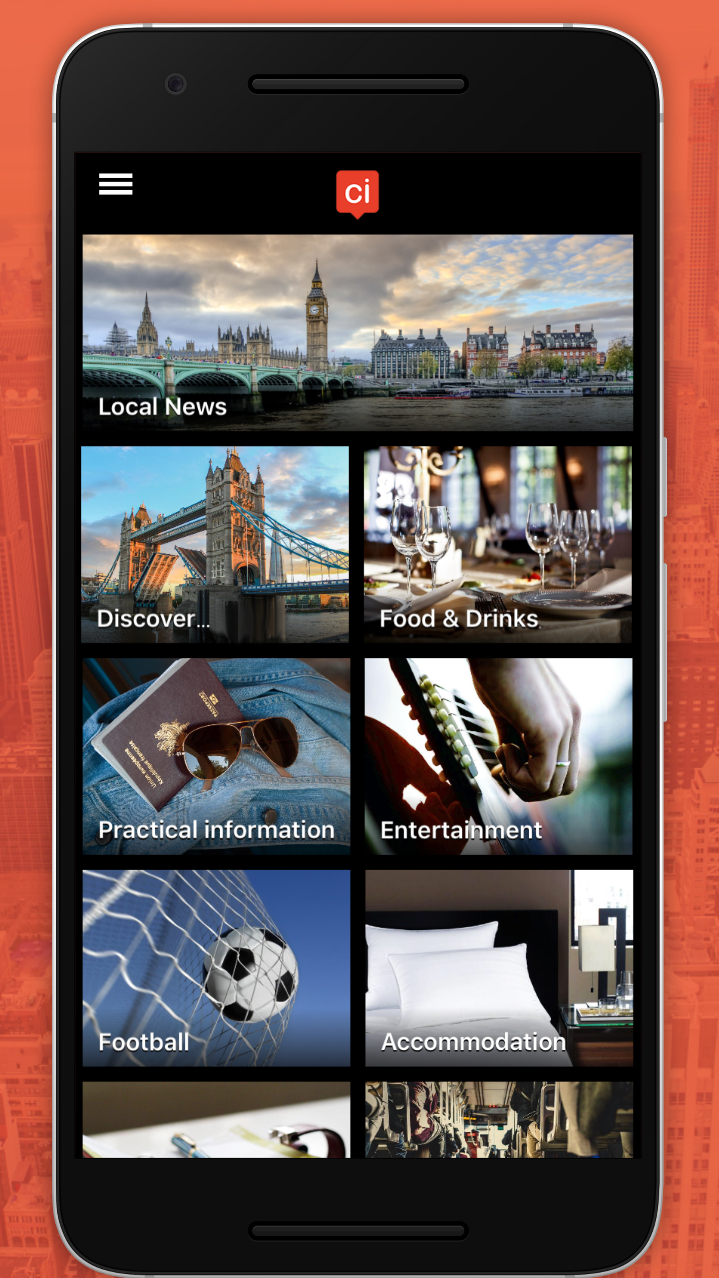 Android application Cornwall App screenshort