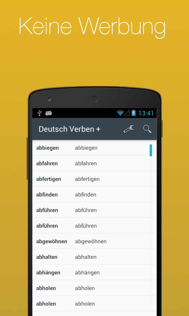 Android application German Verb Conjugator Pro screenshort