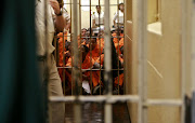 Sun city  prison  warders on operation vula raiding the cells in search of any form of weapons, drugs, cell phones and electrical items that are not allowed in  prison . Pic: Tebogo Letsie. 10/12/2008. © The Times. Jam-packed: Aim is to cut overcrowding. Financial Mail Budget supplement 2010, page 32.