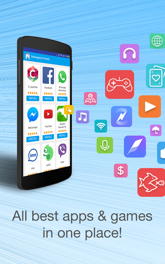 Android application Mobogenie App Pocket screenshort