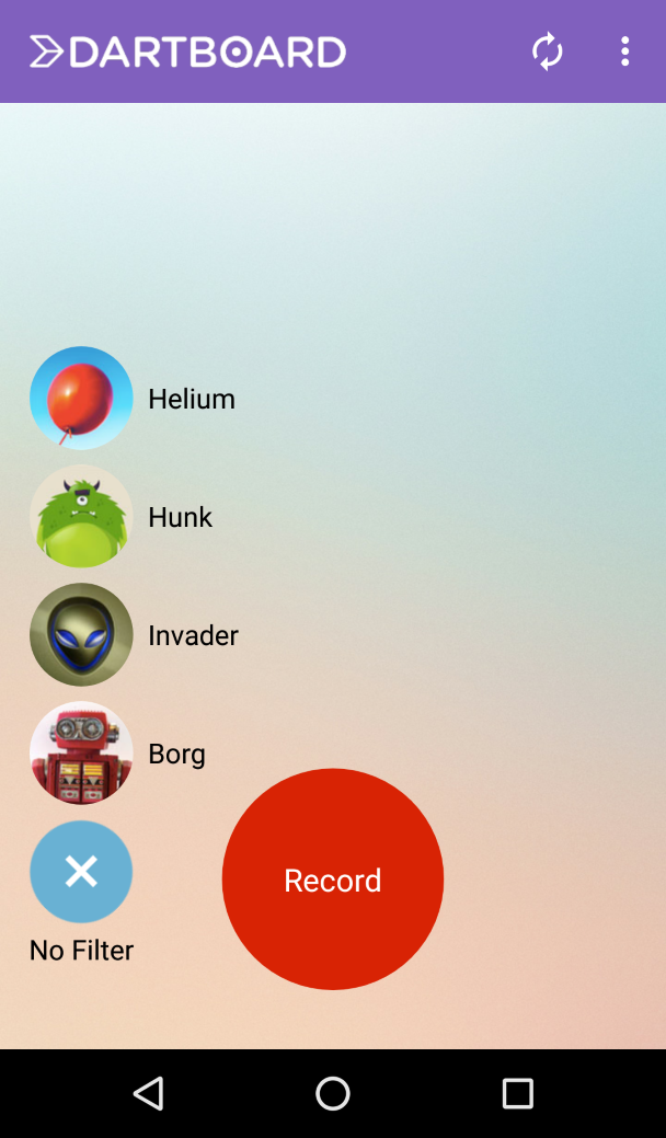 Android application Dartboard - Voicemail Evolved screenshort