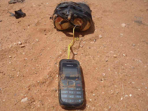 A file photo of an IED.