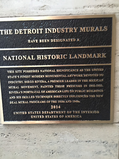 The Detroit Industry Murals has been designated a National Historic Landmark This site possesses national significance as the United State's finest modern monumental artwork devoted to industry. ...