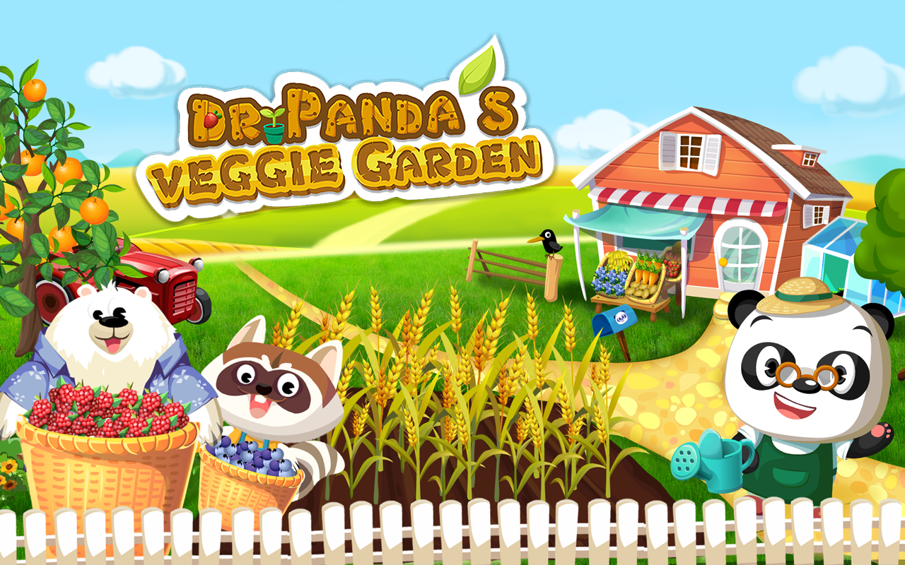 Android application Dr. Panda Veggie Garden screenshort
