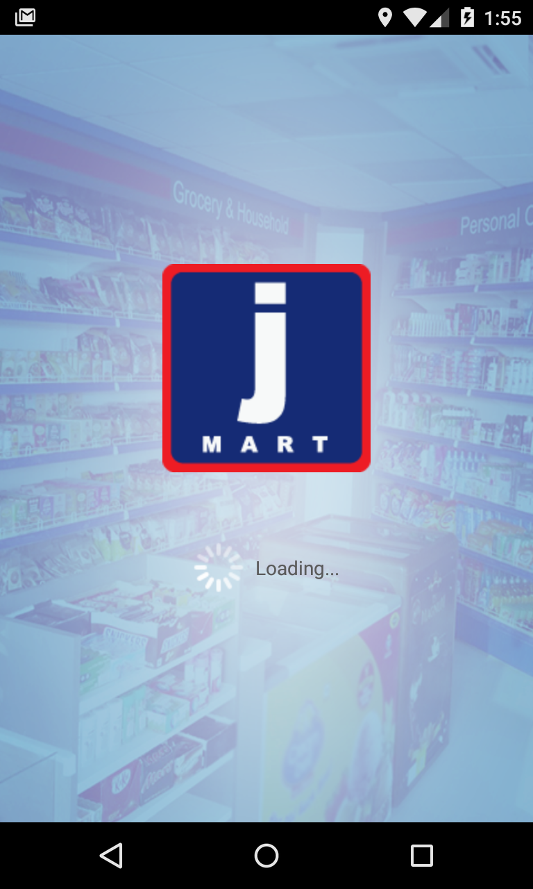 Android application J Mart screenshort