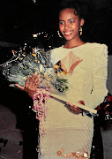 Thembi Mhlayivana after winning Miss Soweto 1992