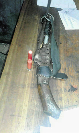WEAPON: A home-made pump- action gun that was taken from a pupil at Majali Technical High School in Port St Johns on Monday morning. A pupil appeared in court yesterdayPicture: SUPPLIED