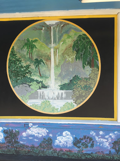 Cascade Waterfall Mural