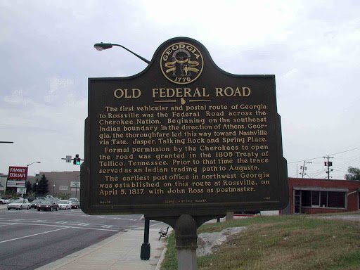 The first vehicular and postal route of Georgia to Rossville was the Federal Road across the Cherokee Nation. Beginning on the southeast Indian boundary in the directions of Athens, Georgia, the...