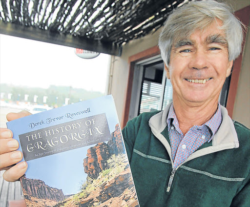 MYSTERY FIND: Derek Rowswell with the novel he edited and recently published after coming across a mystery manuscript on an antiquated government computer more than 20 years ago Picture: DAVID MACGREGOR