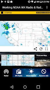 Working NOAA WX Radio &amp; Radar screenshot for Android