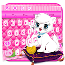 ダウンロード Pink Cute Love Cat Keyboard をインストールする 最新 APK ダウンローダ