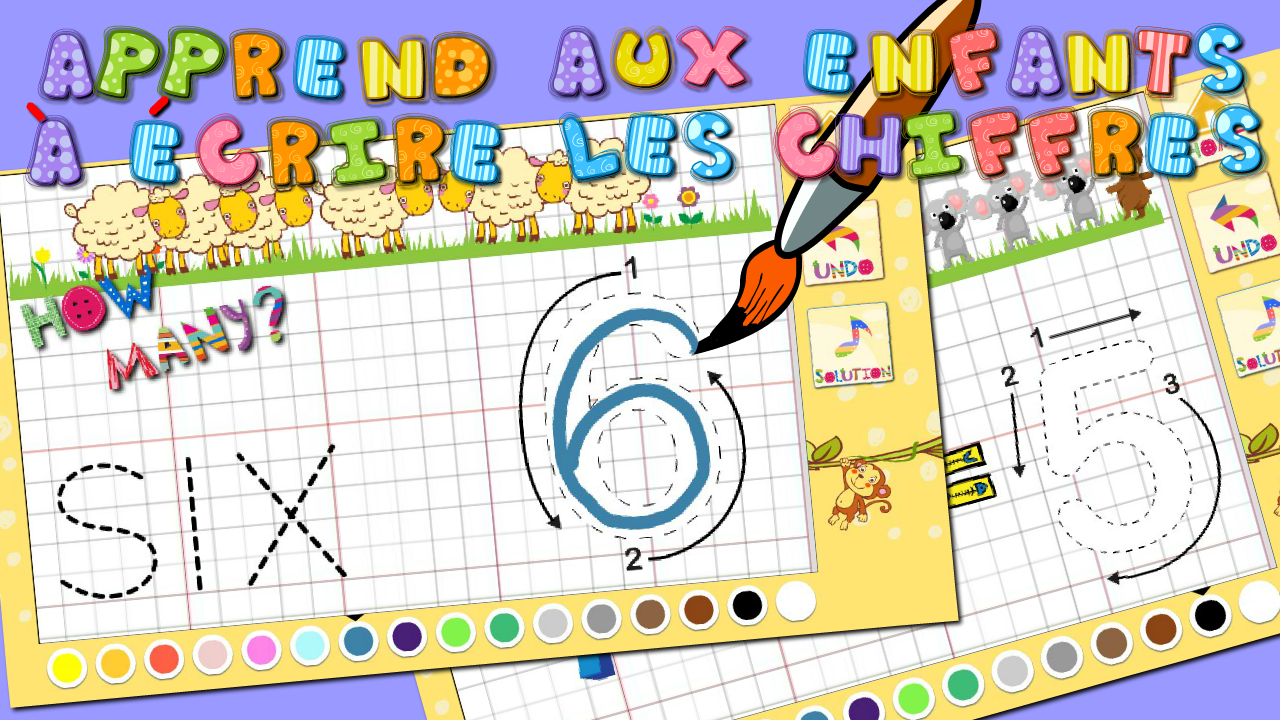 Android application 1+1 Learning math toddlers screenshort