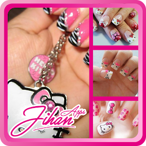 Download Cutest Hello Kitty Nail Art Idea For Cool Girl For PC Windows and Mac