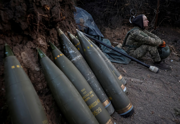 A serviceman of the 1148th separate artillery brigade of Air Assault Troops of Ukraine prepares a M777 howitzer to fire towards Russian troops in Donetsk region, Ukraine, on April 20 2024. Picture: RADIO FREE EUROPE/RADIO LIBERTY/SERHII NUZHNENKO/REUTERS/FILE