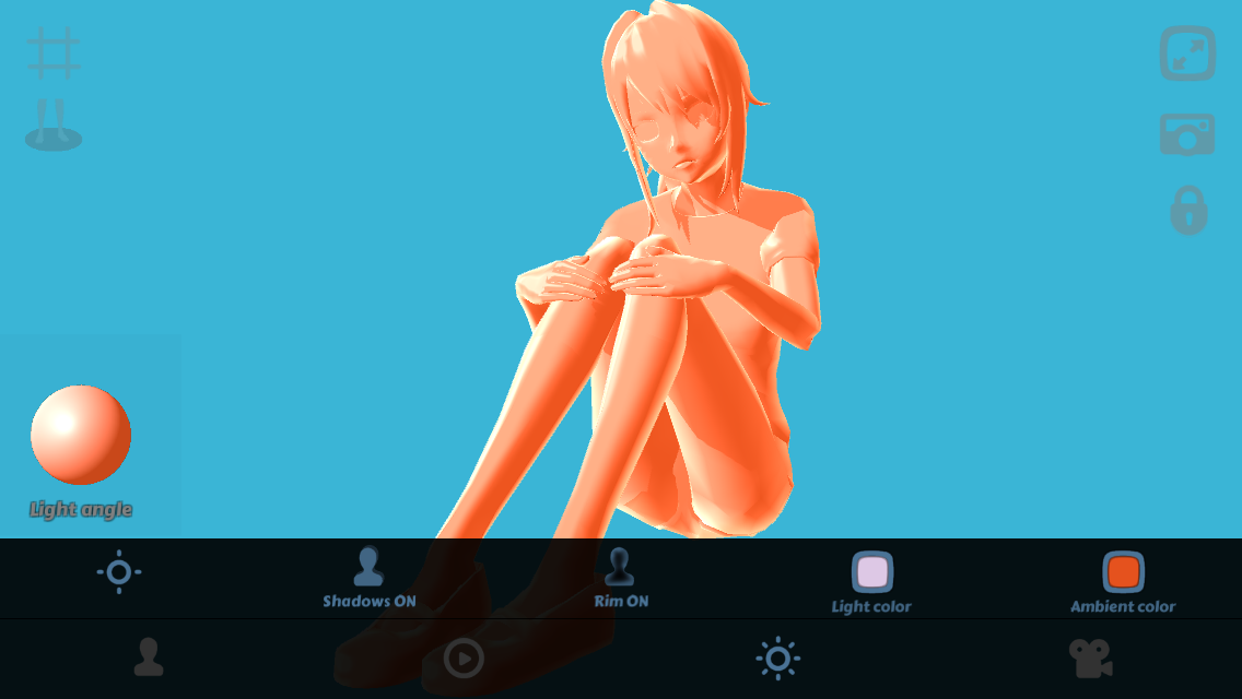    Anime Girl Pose 3D- screenshot  