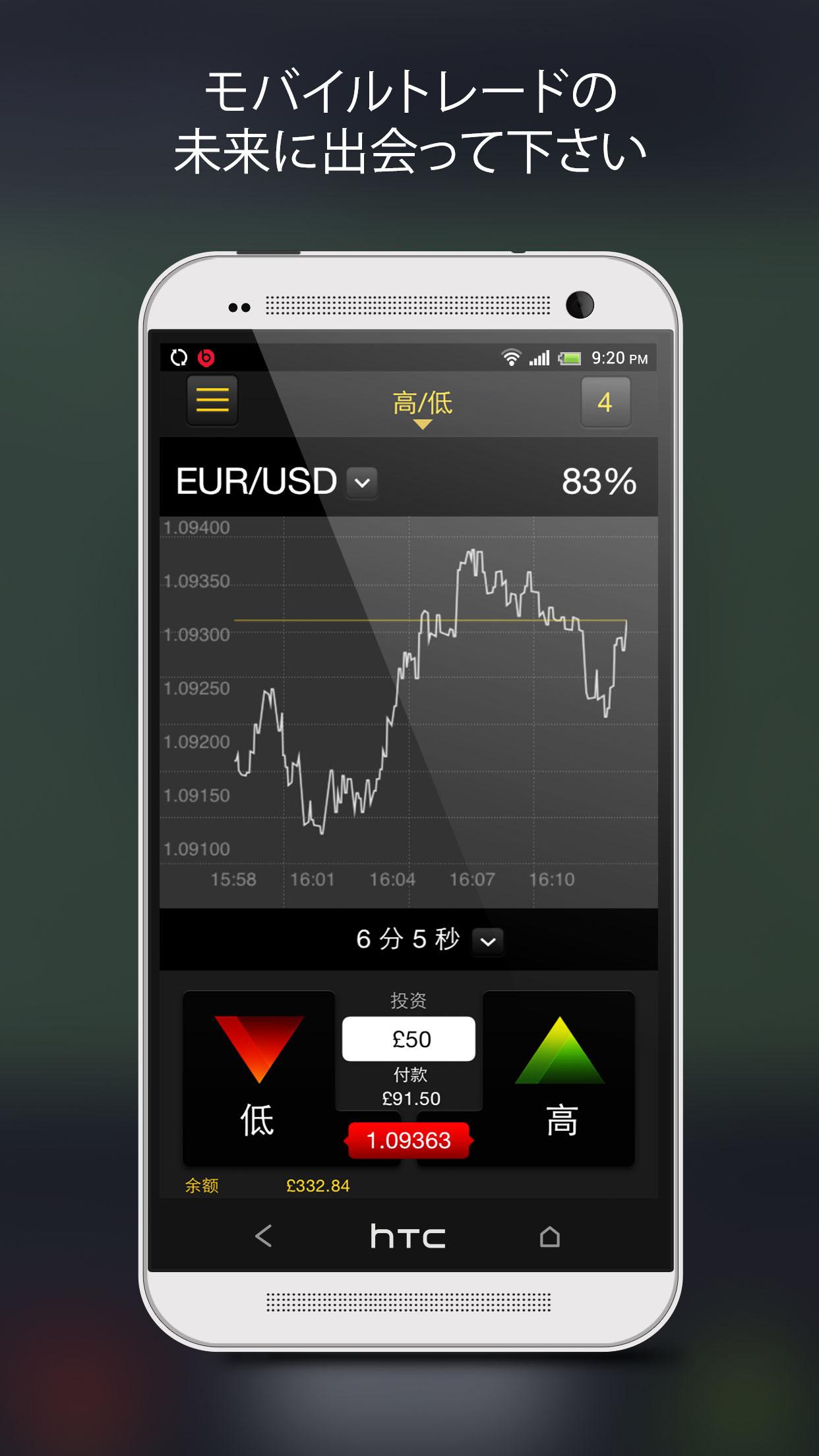 Android application Binary Options Trading screenshort