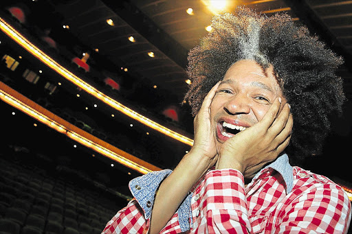 LAUGH OUT LOUD: Marc Lottering is back with all his old favourites this weekend at the Baxter Theatre