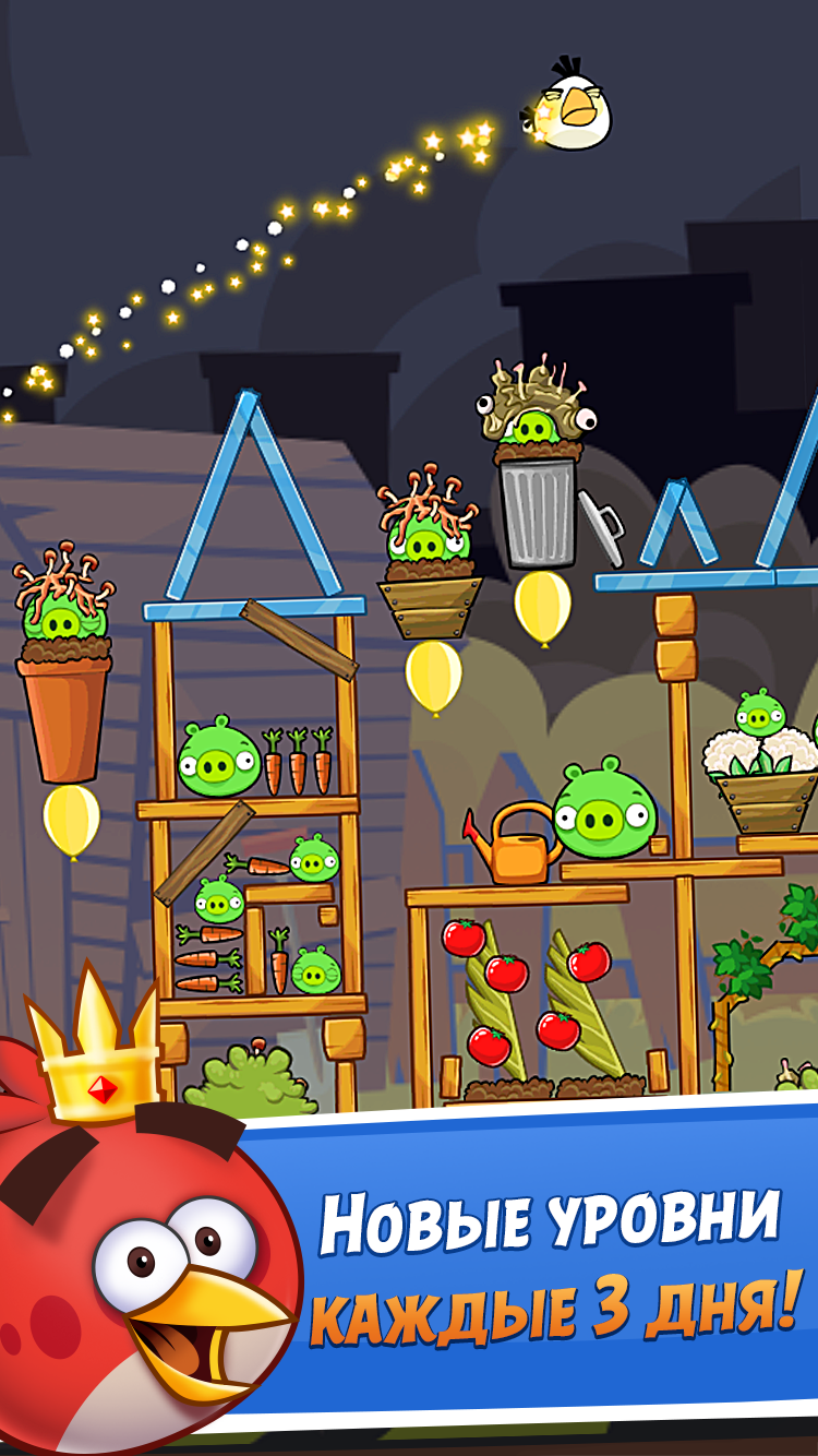 Android application Angry Birds Friends screenshort
