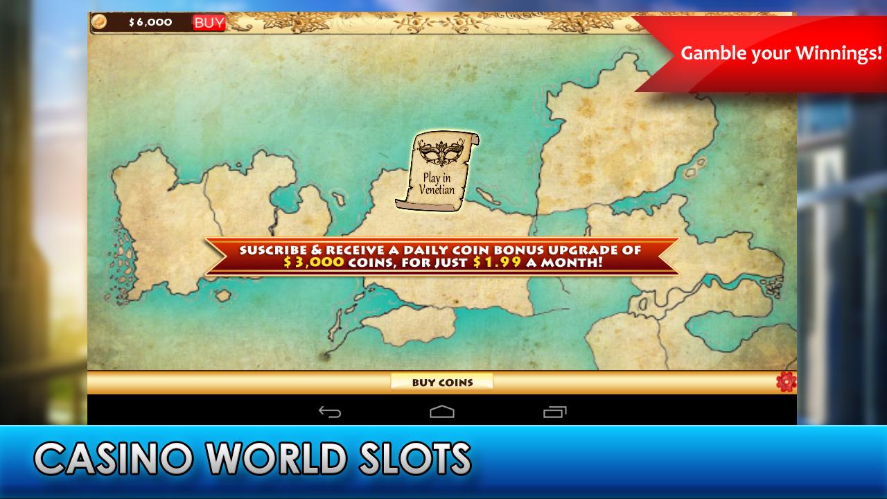 Android application Casino World Slot AD FREE screenshort