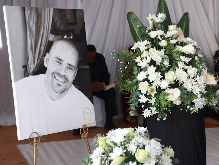 The funeral service of Dr Michael Isabelle at Nasrec Memorial Park Johannesburg. Photo Nhlapo