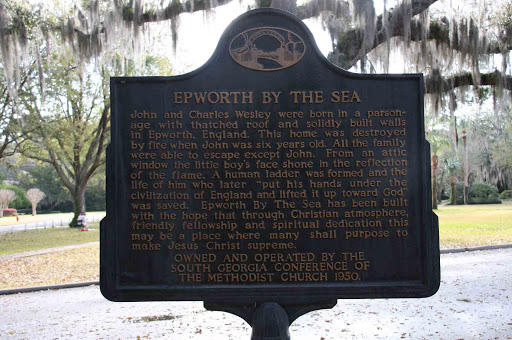 In 1949, the South Georgia Conference of the Methodist Church purchased 43.53 acres of the Hamilton Plantation from the Sea Island Company for a Christian conference center. They named ´Epworth´...