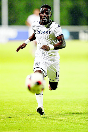 Gabadinho Mhango of Wits has helped his team to win three out of three matches this season, and was twice chosen as Man of the Match. PHOTO: LEFTY SHIVAMBU/GALLO IMAGES