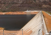 The Berg River during the severe drought in the Western Cape.