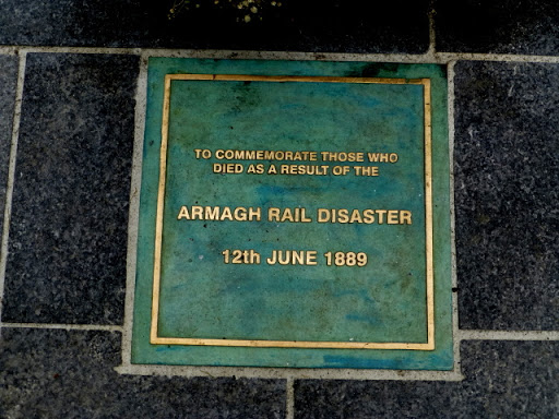 Pictured here H8745 : Armagh Rail Disaster sculpture, 1889 More at Link © Copyright Kenneth Allen and licensed for reuse under this Creative Commons Licence . Submitted via Geograph