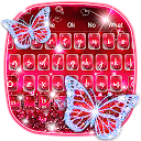 ダウンロード Glitter Sparkle Butterfly Keyboard をインストールする 最新 APK ダウンローダ