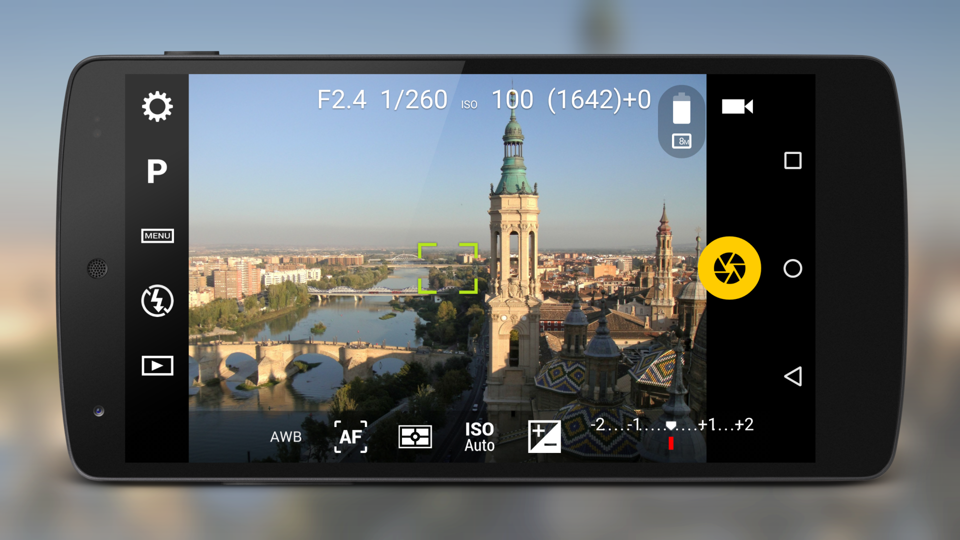 Android application Camera FV-5 screenshort