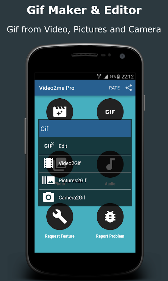   Video2me Pro: Video, GIF Maker- 스크린샷 