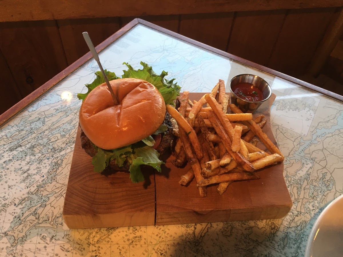 Gluten-Free Burgers at The Osprey