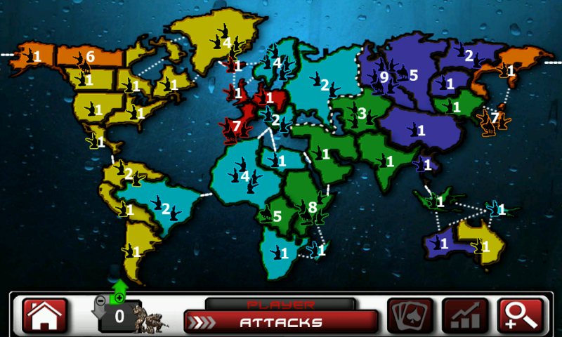 Android application Rise Wars (strategy & risk) screenshort