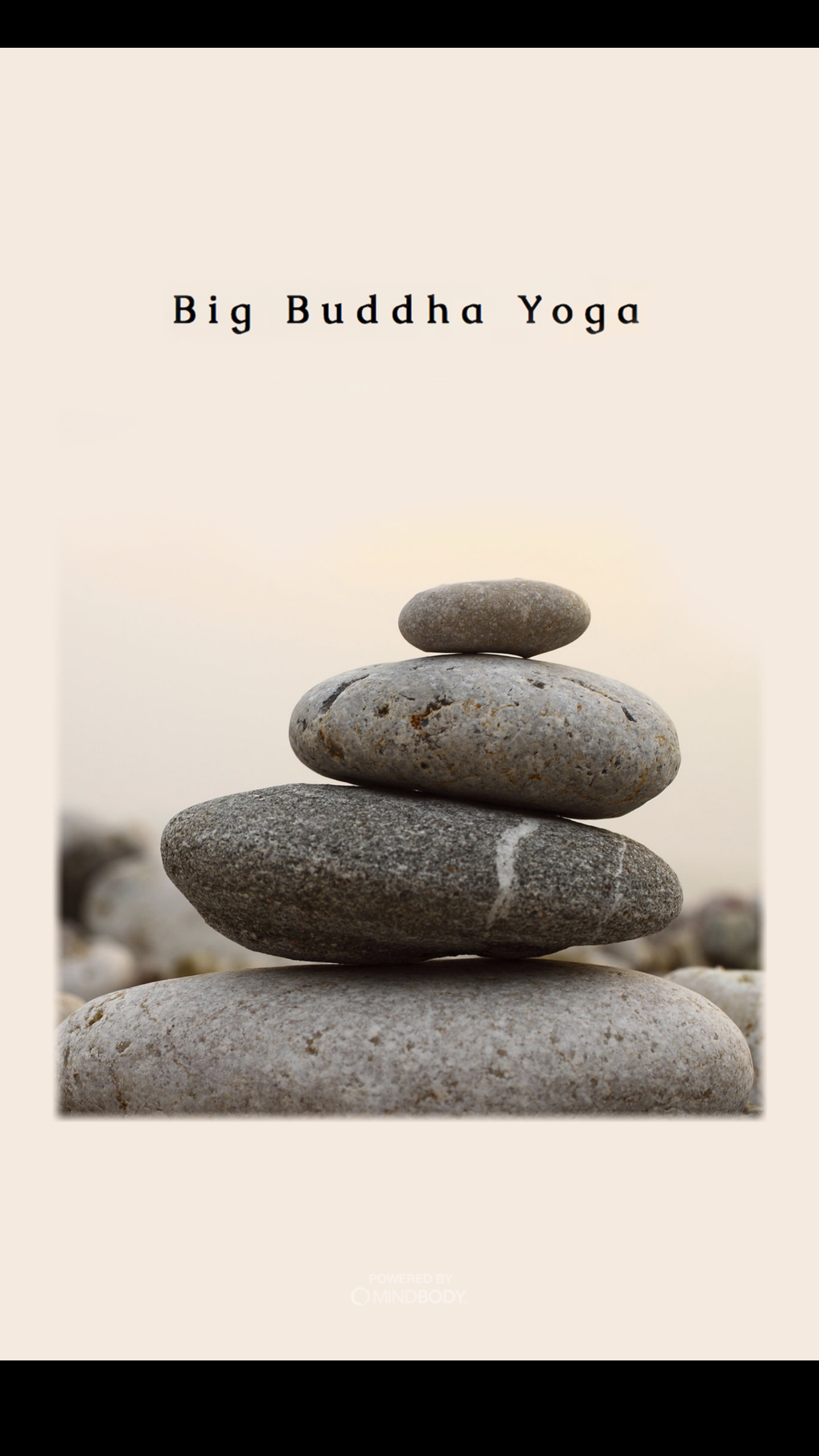 Android application Big Buddha Yoga screenshort